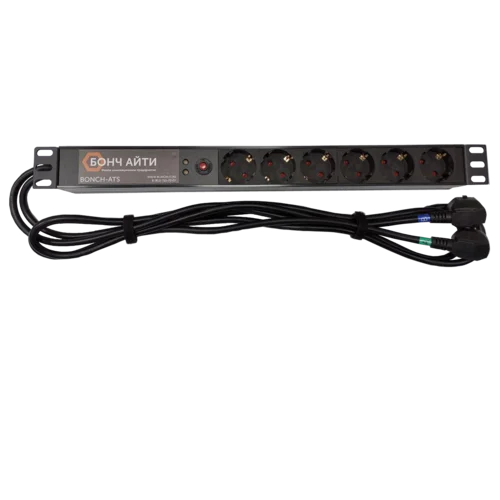 Блок розеток с АВР BONCH-ATS/PDU 8A-6S-S/S