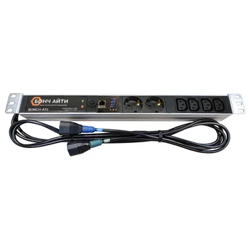 Блок розеток с АВР BONCH-ATS/PDU 8A-MI-2S/4C13-C14/C14