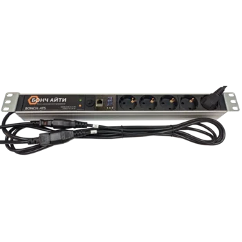 Блок розеток с АВР BONCH-ATS/PDU 8A-MI-5S-С14/C14