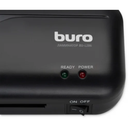 Ламинатор Buro BU-L286 черный A4 (70-125мкм) 28см/мин (2вал.) лам.фото