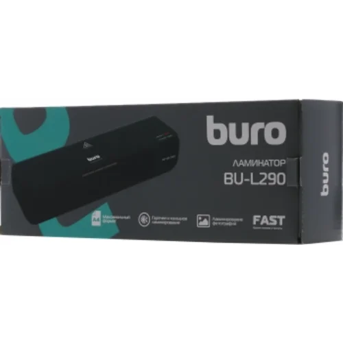 Ламинатор Buro BU-L290 черный A4 (70-125мкм) 30см/мин (2вал.) хол.лам. лам.фото