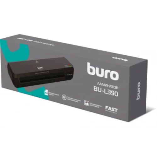 Ламинатор Buro BU-L390 черный A3 (70-125мкм) 30см/мин (2вал.) хол.лам. лам.фото