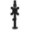 Кронштейн для мониторов ЖК Buro BU-M051-M черный 17"-32" макс.8кг крепление к столешнице поворот и н