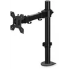 Кронштейн для мониторов ЖК Buro BU-M051-M черный 17"-32" макс.8кг крепление к столешнице поворот и н