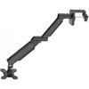 Кронштейн для мониторов ЖК Buro BU-M11 черный 17"-32" макс.10кг крепление к столешнице поворот и нак