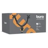 Кронштейн для мониторов ЖК Buro BU-M12 черный 17"-32" макс.10кг крепление к столешнице поворот и нак