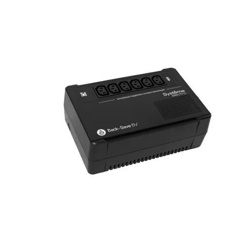 ИБП Back-Save BV Systeme Electric 600 ВА, автоматическая регулировка напряжения, 6 розеток С13, 230 В, 1 USB Type-A
