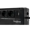 ИБП Back-Save BV Systeme Electric 600 ВА, автоматическая регулировка напряжения, 3 розетки Schuko, 230 В, 1 USB Type-A