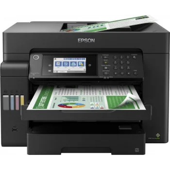 МФУ струйный Epson L15150 (C11CH72404/505/506/403) A3+ Duplex Net WiFi черный