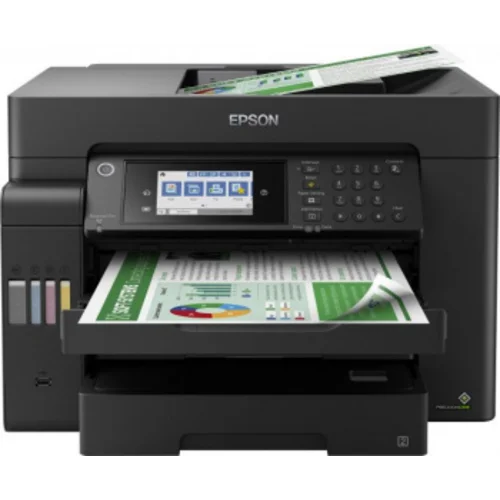 МФУ струйный Epson L15150 (C11CH72404/505/506/403) A3+ Duplex Net WiFi черный