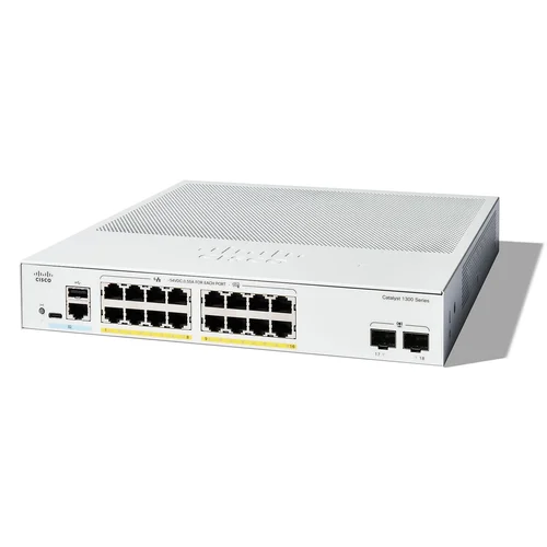 Коммутатор Cisco Catalyst C1300-16FP-2G