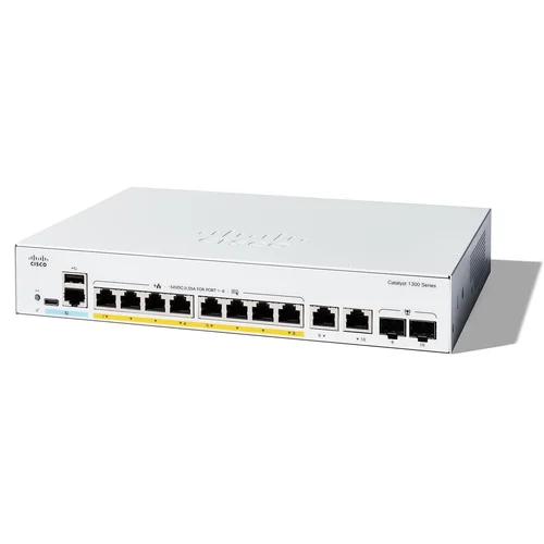 Коммутатор Cisco Catalyst C1300-8P-E-2G