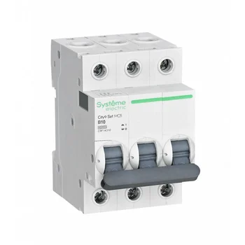 Выключатель автоматический модульный 3п B 10А 4.5кА City9 Set 400В SE C9F14310