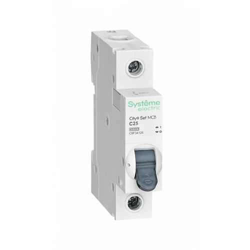 Выключатель автоматический модульный 1п C 25А 4.5кА City9 Set 230В SE C9F34125