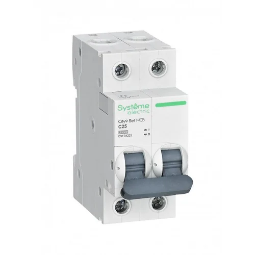 Выключатель автоматический модульный 2п C 25А 4.5кА City9 Set 230В SE C9F34225