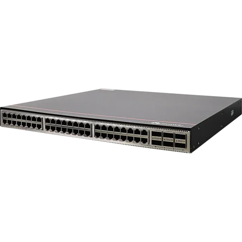 Коммутатор Huawei CE6881-48T6CQ-F, направление охлаждения Port-side Exhaust, с 2-мя оптическими модулями QSFP-100G-SWDM4 в комплекте