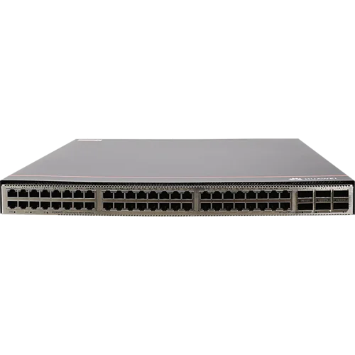 Коммутатор Huawei CE6881-48T6CQ-F, направление охлаждения Port-side Exhaust, с 2-мя оптическими модулями QSFP-100G-SWDM4 в комплекте