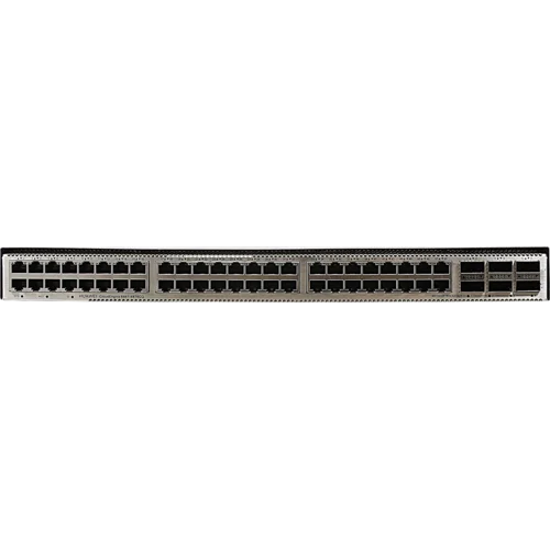 Коммутатор Huawei CE6881-48T6CQ-F, направление охлаждения Port-side Exhaust, с 2-мя оптическими модулями QSFP-100G-SWDM4 в комплекте