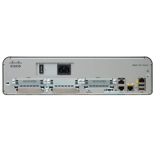 Маршрутизатор Cisco 1941 (некондиция, отломано одно из креплений в слоте для модулей EHWIC)