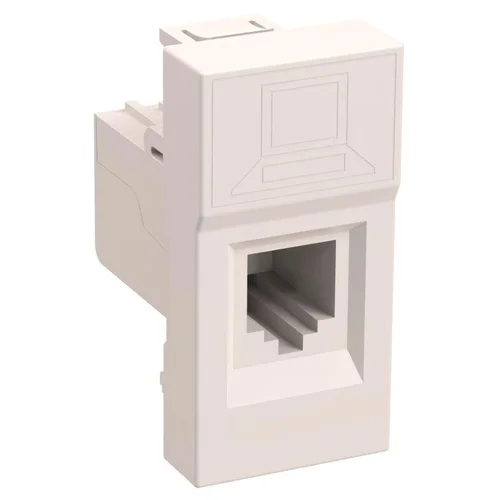 Розетка компьютерная 1-м 1мод. Праймер RJ45 кат.5E UTP механизм IEK CKK-40D-RI1-K01