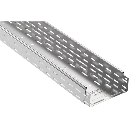 Лоток листовой перфорированный 200х80 L3000 сталь 0.8мм IEK CLP10-080-200-3