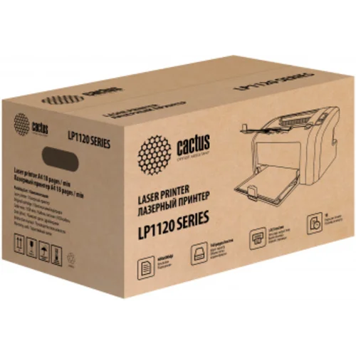 Принтер лазерный Cactus CS-LP1120W A4 белый (в комплекте: картридж + кабель USB A(m) - USB B(m))