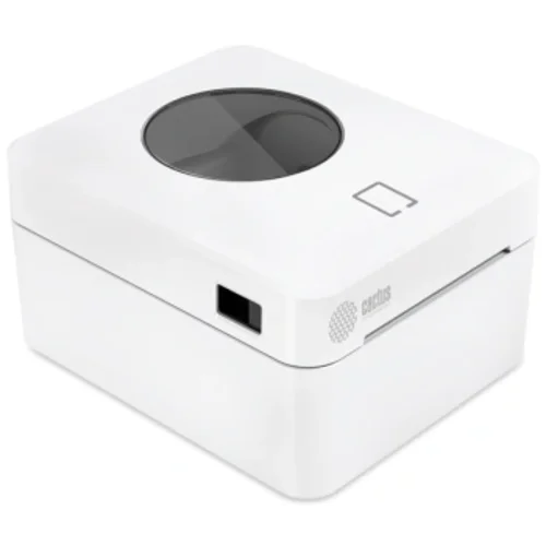 Термопринтер Cactus CS-TP-D410U-W 203dpi 160мм/с/USB для печ.этик. белый