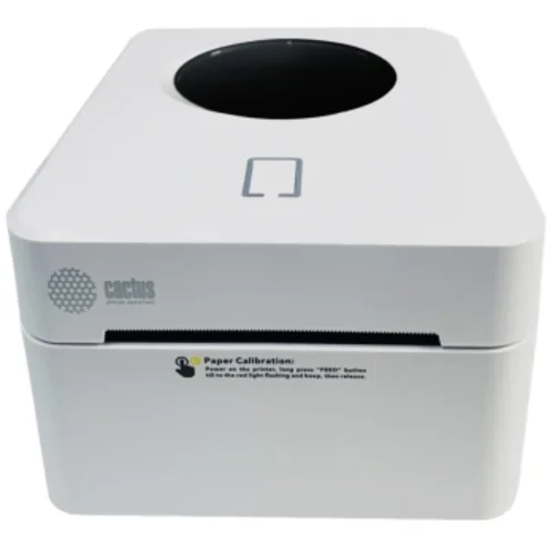 Термопринтер Cactus CS-TP-D410U-W 203dpi 160мм/с/USB для печ.этик. белый