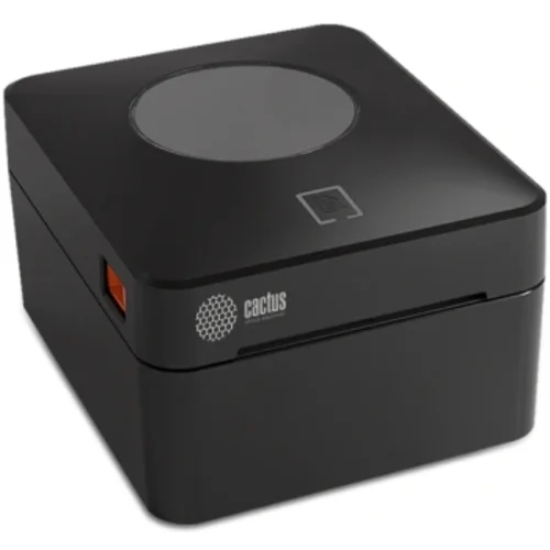 Термопринтер Cactus CS-TP-D410U 203dpi 160мм/с/USB для печ.этик. черный