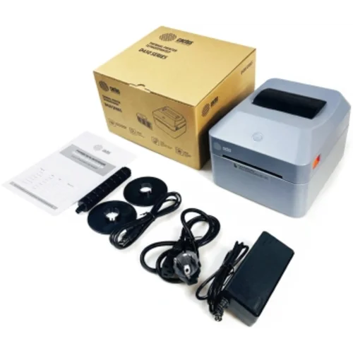 Термопринтер Cactus CS-TP-D430U 203dpi 160мм/с/USB для печ.этик. черный