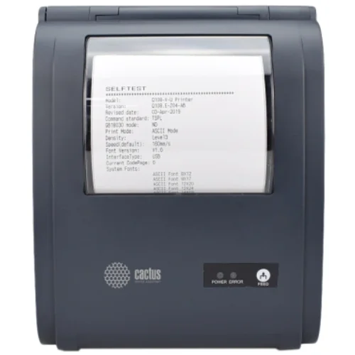 Термопринтер Cactus CS-TP-D440U 203dpi 160мм/с/USB для печ.этик. черный