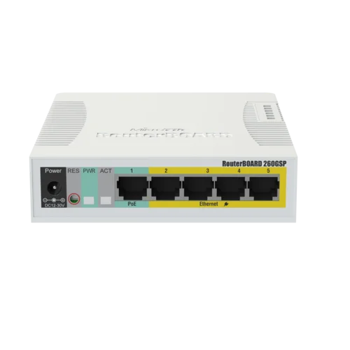 Коммутатор MikroTik CSS106-1G-4P-1S