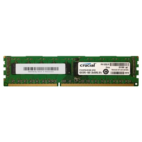 Память 4GB Crucial 1600MHz DDR3L ECC Reg
