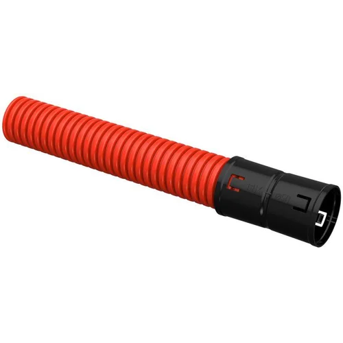 Труба гофрированная двустенная ПНД гибкая d50мм красн. (уп.100м) IEK CTG12-050-K04-100-R