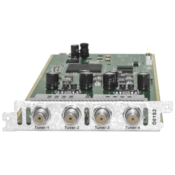 Модуль четырёхтюнерного DVB-S2 демодулятора поддержка BISS и T2-MI D01S2 для DCP-3000MF