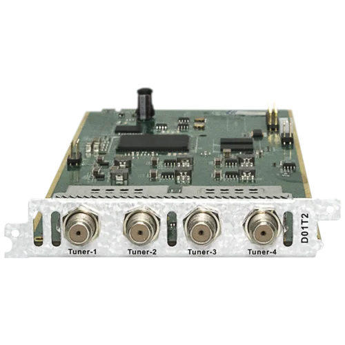 Модуль четырёхтюнерного DVB-C/T/T2 демодулятора D01T2 для DCP-3000MF