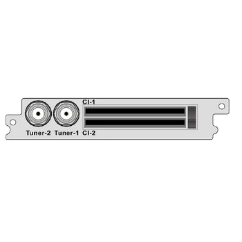 2-канальный демодулятор DVB-T2 / T / C, 2 * CI для DCP-1000Pro