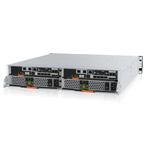 Система хранения данных Lenovo DE2000H (H - Hybrid), 2U, 24SFF. Два контроллера, резервируемый БП