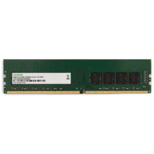 Память DDR4 8Gb 3200MHz Digma DGMAD43200008D RTL PC4-25600 CL22 DIMM 288-pin 1.2В dual rank Ret