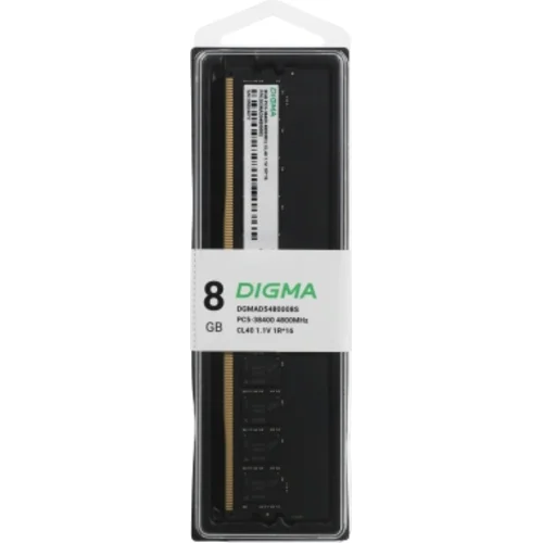 Память DDR5 8Gb 4800MHz Digma DGMAD5480008S RTL PC5-38400 CL40 DIMM 288-pin 1.1В single rank Ret