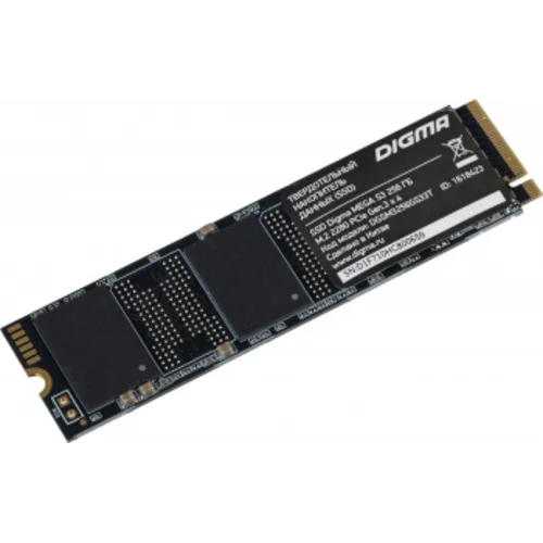 Накопитель SSD Digma PCIe 3.0 x4 256GB DGSM3256GS33T Mega S3 M.2 2280