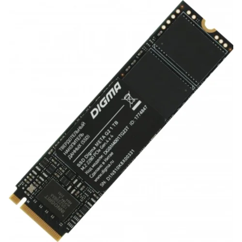 Накопитель SSD Digma PCIe 4.0 x4 1TB DGSM4001TG23T Meta G2 M.2 2280