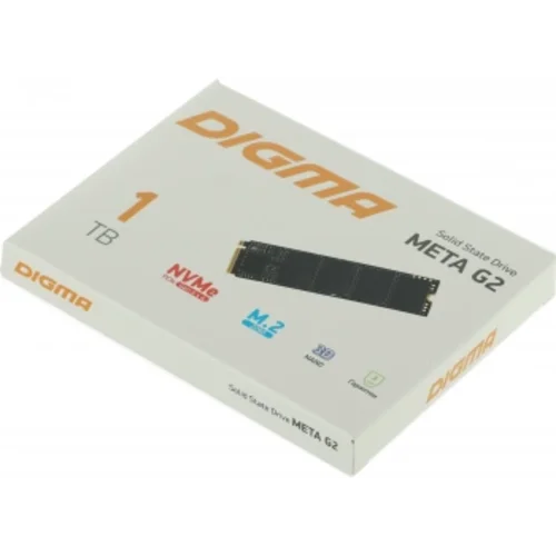 Накопитель SSD Digma PCIe 4.0 x4 1TB DGSM4001TG23T Meta G2 M.2 2280