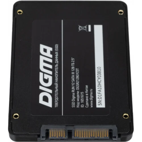 Накопитель SSD Digma SATA-III 128GB DGSR2128GY23T Run Y2 2.5"