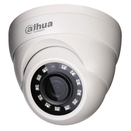 HDCVI купольная мини камера Dahua DH-HAC-HDW1000MP-0280B-S3 720p, 2.8мм, ИК до 20м, 12В, металл