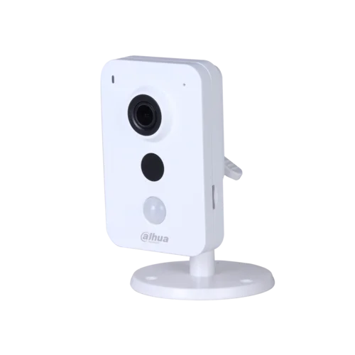 Wi-Fi камера Dahua DH-IPC-K35P миникуб 3Мп, объектив 2.8мм, 12В, microSD, встр. микрофон/динамик, DWDR, ИК до 10м