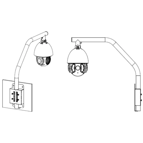 Крепление на парапет для камер Dahua серий SD60/6AE/6AL, SD59/50/40, SD6C, SD42, SD29, SD49