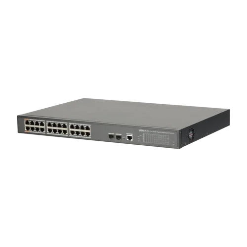 Управляемый 26-портовый гигабитный коммутатор с 24 PoE портами DH-PFS4226-24GT-360