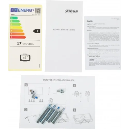 Монитор Dahua 23.8" LM24-E231 черный IPS LED 1ms 16:9 HDMI матовая 1000:1 300cd 178гр/178гр 1920x108