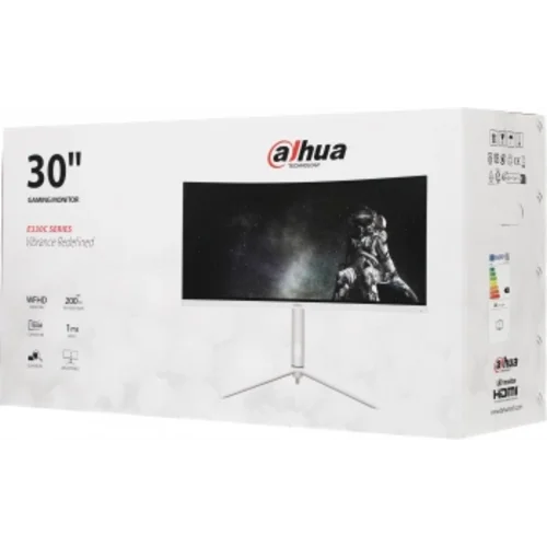 Монитор Dahua 30" DHI-LM30-E330CW белый VA LED 21:9 HDMI матовая HAS Piv 3000:1 250cd 178гр/178гр 25